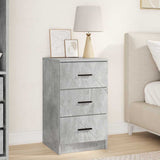 Bedside Cabinet Concrete grey 38 x 38 x 66 cm Engineered wood 883377