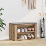 Shoe Rack Artisan oak 75 x 35 x 45 cm Engineered wood 881016