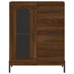 Highboard Brown Oak 69.5x34x180 cm Engineered Wood 3189524