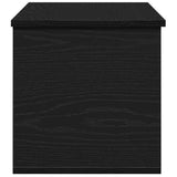 Storage Box Black Oak 90 x 35 x 35 cm Engineered Wood 868713