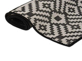 Outdoor Rug Black Polypropylene 100x200 cm UV-resistant 340850