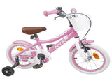 Kids Bike 16 Inches for 4-6 Years Old Light Pink 42009539