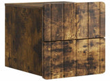 Wall-Mounted Bedside Cabinet 2 pcs Smoked Oak 33 x 34.5 x 43 cm 898306