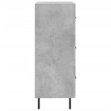 Sideboard Concrete Grey 34.5x34x90 cm Engineered Wood 828624