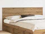 Headboard with Headboard Artisan Oak 160 cm Engineered wood 887746