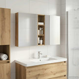 Bathroom Cabinet Set 3 pcs 120 x 14.5 x 70 cm Engineered wood 3403751