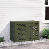 Air Conditioner Cover Olive green 100 x 50 x 70 cm Steel 865900