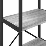 Bookshelf Grey Sonoma 56 x 34 x 96 cm Engineered Wood 883877