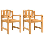 ZNTS 5 Piece Garden Dining Set Solid Wood Teak 3157942