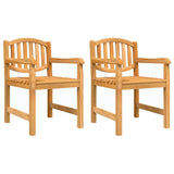 ZNTS 5 Piece Garden Dining Set Solid Wood Teak 3157942