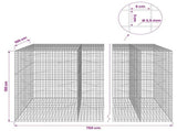 Gabion with 3.5 mm Wire and 5x5 cm Mesh 750x100x150 cm 3462465