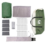 Family Tent 20-Person Green and White 745 x 700 x 217 cm 42004077