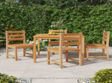 Garden Chairs 4 pcs Solid Wood Teak 3157174