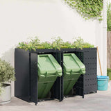 Wheelie Bin Storage for 3 Bins Anthracite 204 x 77.5 x 121.5 cm 3394744