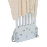 Collapsible Terrace Side Awning Cream 160 cm 44577