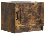 Bedside Cabinet 2 pcs Smoked Oak 43 x 34.5 x 47 cm 895726