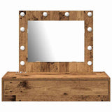 Dressing Table Brown 83 x 40 x 70 cm Engineered Wood 865233