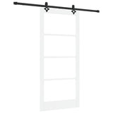 Sliding Door ORKDAL White and Black 93 x 202 cm 3332204