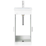 Bathroom Vanity with Sink White 42 x 40 x 84.5 cm 890672