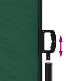 ZNTS Retractable Side Awning Dark Green 140x1200 cm 4004815