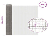 Mesh Screen 80 x 500 cm 3 Mesh Stainless Steel 201 Silver 42039636