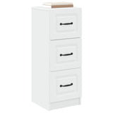 Drawer Cabinet White 33 x 34.5 x 87 cm Engineered Wood 895765