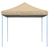 ZNTS Foldable Party Tent Pop-Up Beige 292x292x315 cm 4004914