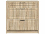 Shoe Cabinet UTRECHT 78 x 24 x 100 cm Engineered Wood 897757
