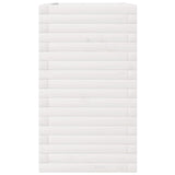 Garden Planter White 90x40x72.5 cm Solid Wood Pine 3282595