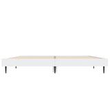 Bed Frame without Mattress White 140x190 cm Engineered Wood 832277