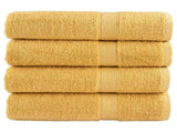 Premium Bath Towels "SOLUND" 4 pcs Gold 100x150 cm 600 gsm 137288