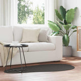 Area Rugs HUARTE Anthracite 80 x 150 cm Polyester 4103754