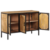 Sideboard 105x35x70 cm Solid Rough Wood Mango 374079