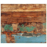 Table Top Multicolour Solid Reclaimed Wood 60x70 cm Durable 286053