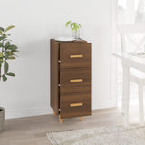 Sideboard Brown Oak 34.5x34x90 cm Engineered Wood 817410