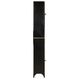 Bathroom Cabinet 40x27x180 cm Iron and Solid Wood Mango 3217108