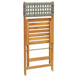 Bistro Chair Set of 2 Grey 367676