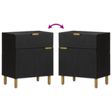 Bedside Cabinet Black 50x33x60 cm Engineered Wood 4017656