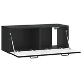 Wall-Mounted TV Cabinet Black 78.5 x 31 x 30 cm Engineered Wood 899396