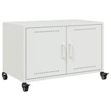 ZNTS TV Cabinet White 68x39x43.5 cm Steel 846643