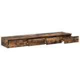 Bed Drawers Smoked Oak 160 x 36.5 x 16.5 cm Engineered Wood 866975