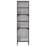Bookshelf Grey Sonoma 78.5x33x117.5 cm Engineered Wood 835252