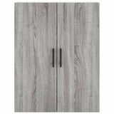 Highboard Grey Sonoma 69.5x34x180 cm Engineered Wood 3196041
