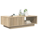Coffee Table Sonoma Oak 95 x 55 x 31 cm Engineered Wood 8000182