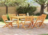 Folding Chair 6 pcs White 49 x 57.5 x 92cm Solid Acacia wood 3329125