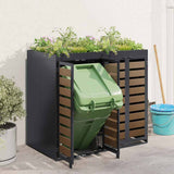 Wheelie Bin Storage for 2 Bins Anthracite 136 x 77.5 x 121.5 cm 3394773