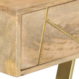 Writing Desk with Drawers 100x55x75 cm Solid Mango Wood 286150