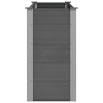 Garden Raised Bed WPC 150x50x91 cm Grey 43608