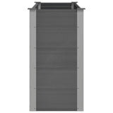 Garden Raised Bed WPC 150x50x91 cm Grey 43608