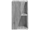 Side Shelf Grey Sonoma 33 x 32 x 70.5 cm Engineered Wood 892413